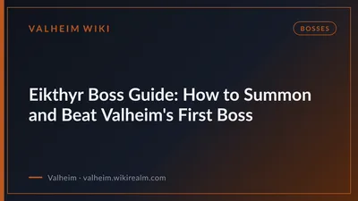 Eikthyr Boss Guide: How to Summon and Beat Valheim's First Boss