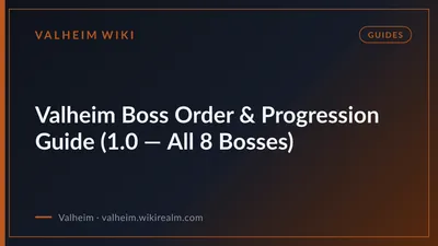 Valheim Boss Order & Progression Guide (1.0 — All 8 Bosses)
