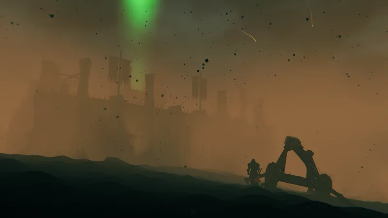 An Ashlands siege — catapults and fortress walls, the top of the raid ladder