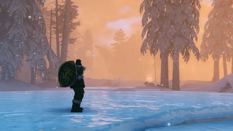 A frozen lake in the Deep North — where the 1.0 catches wait
